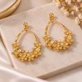 Boucles Flora - boucles d’oreilles créoles florales