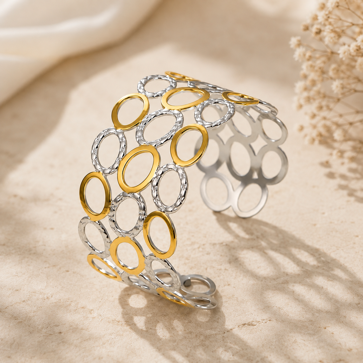Bracelet Eclat Bicolore