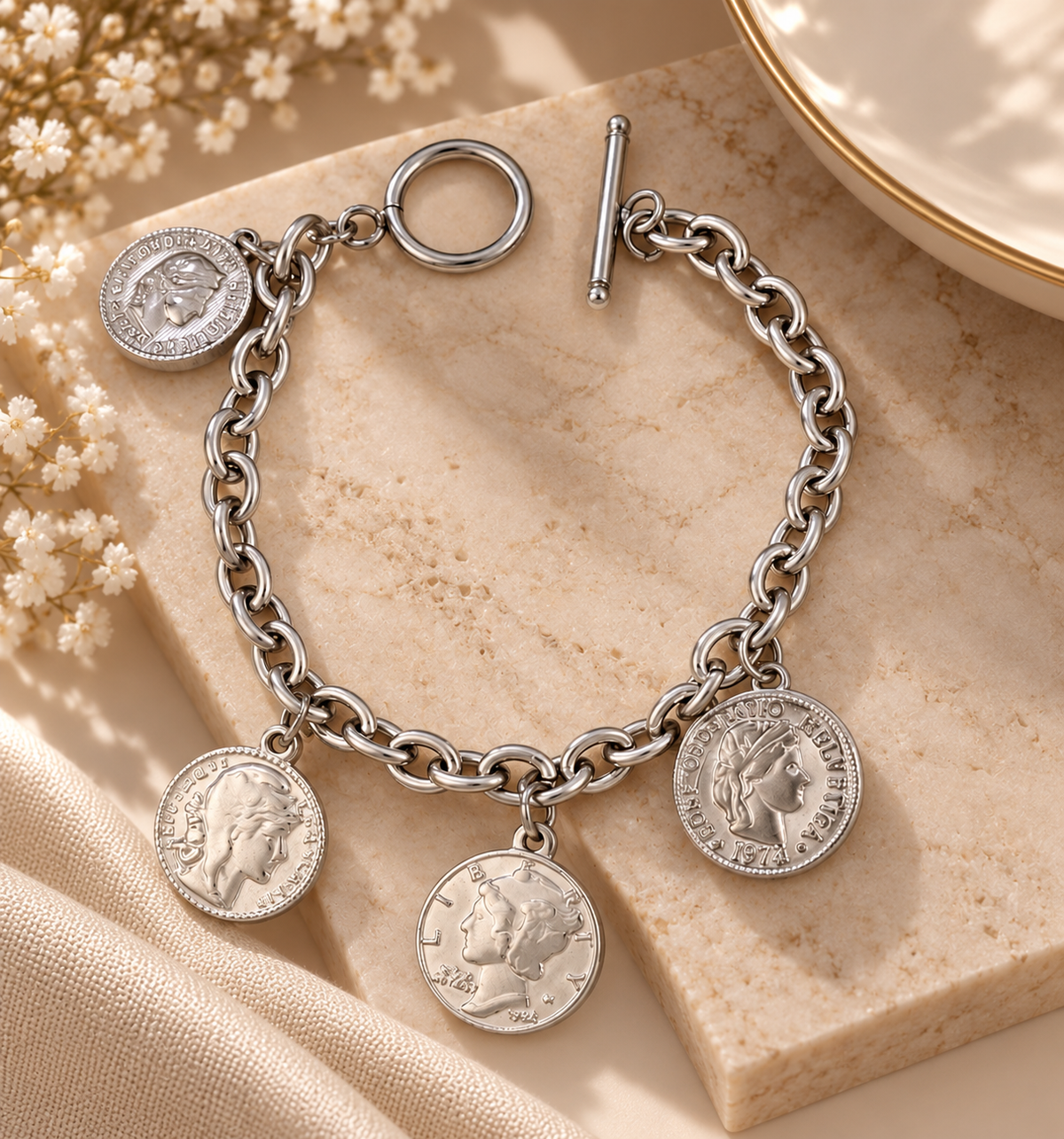 Bracelet Pièces
