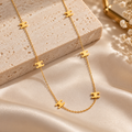 Collier Chaîne Fine Charms Dorés