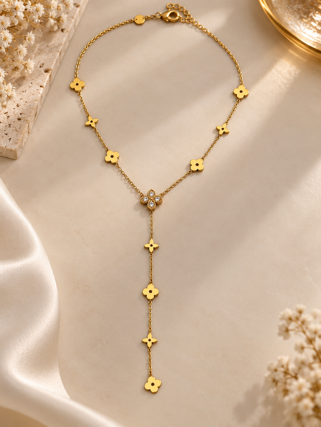 Collier Louisa - Y Trèfle doré