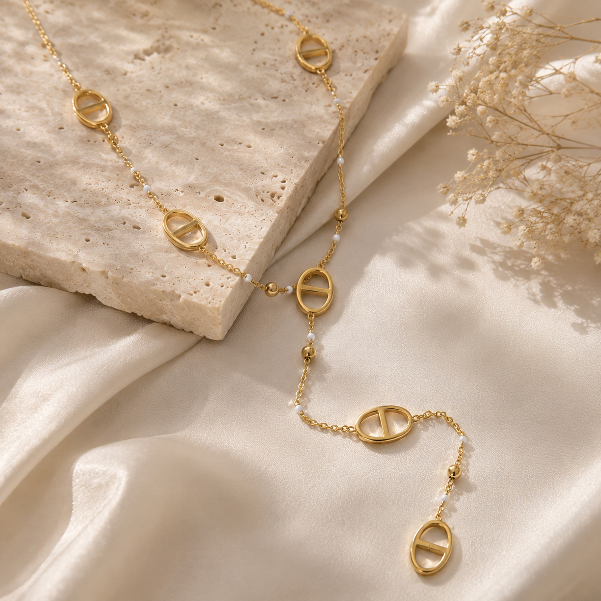 Collier Y Marine